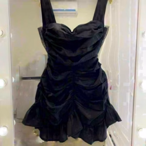 Đầm Hai Dây Nhún Béo Sexy Sang Chảnh V323 - Cloudy Dress