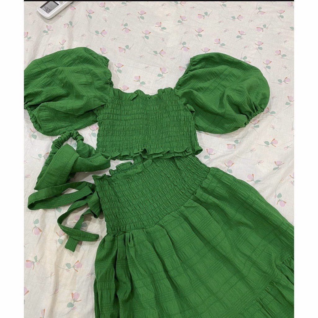 Đầm Maxy Tơ Cao Cấp Sang Chảnh V343 - Haka Mây - Ảnh 5