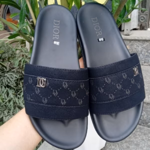 Dép Da Nam Dior Cao Cấp Màu Đen - Haanh