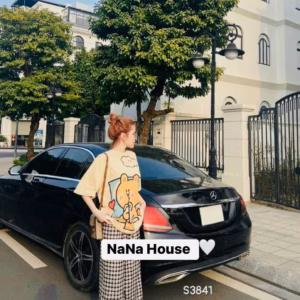 Set Bộ Thun Nữ Áo In Hình Gấu Phối Quần Caro Dd009 - Nana House