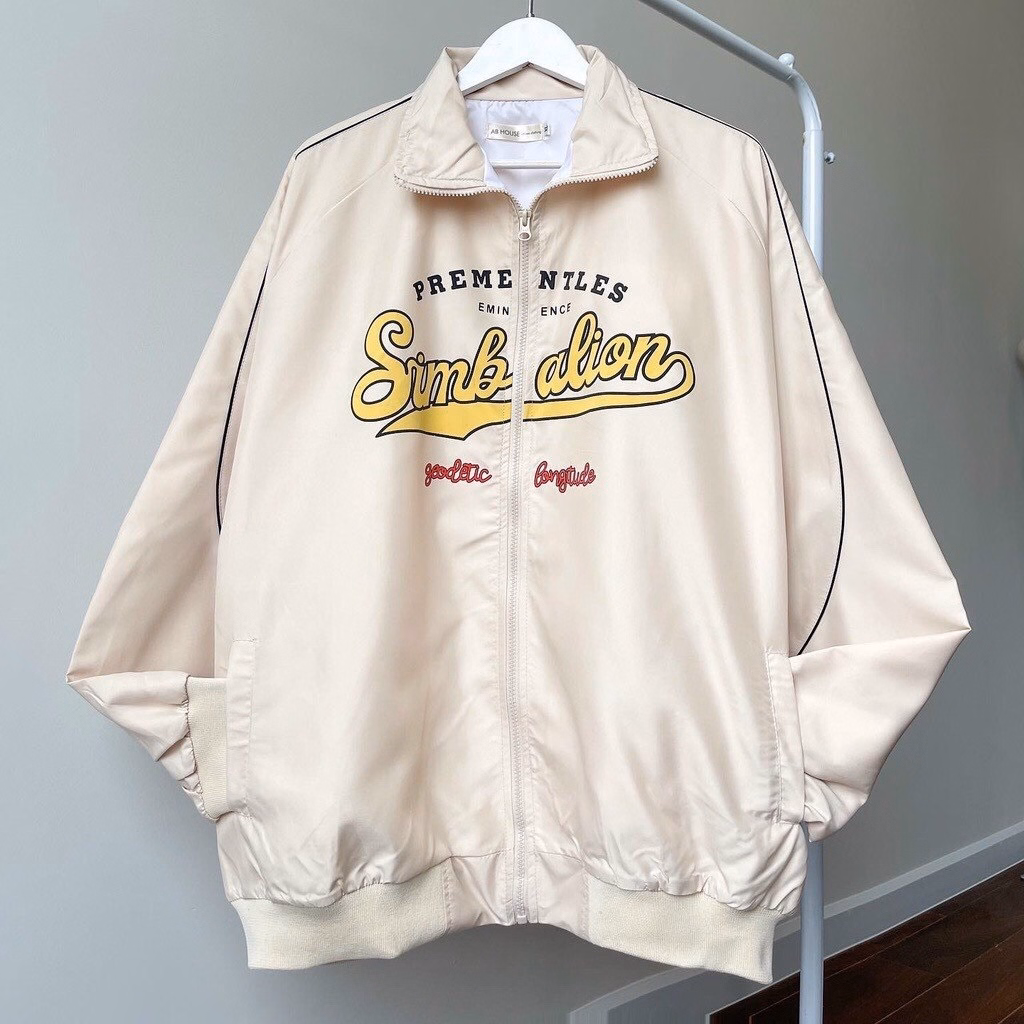 Áo Khoác Dù Unisex Form Rộng Hottrend Simbalion Bomber Jacket Streetstyle Cao Cấp Sht74 - Minh Hà House - Ảnh 2