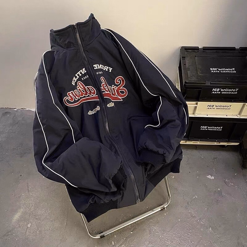 Áo Khoác Dù Unisex Form Rộng Hottrend Simbalion Bomber Jacket Streetstyle Cao Cấp Sht74 - Minh Hà House - Ảnh 3