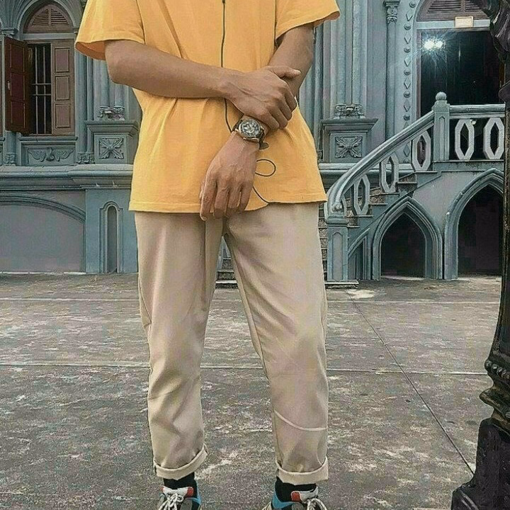 Quần Dài Baggy Nam Nữ Unisex Kaki Ống Suông Basic - Ausa House - Ảnh 5