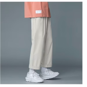 Quần Dài Baggy Nam Nữ Unisex Kaki Ống Rộng Basic - Ausa House