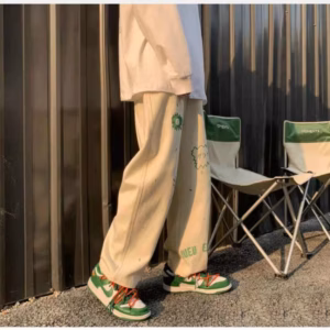 Quần Dài Nam Nữ Unisex Nỉ Họa Tiết Hoạt Hình - Ausa House