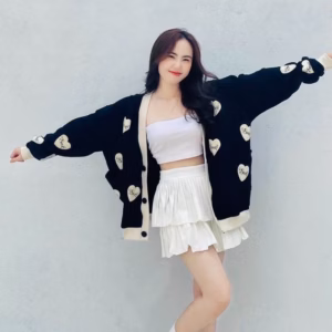 Áo Khoác Nỉ Cardigan Swe Form Rộng Unisex Bông 2 Lớp Ug706 - Nana House