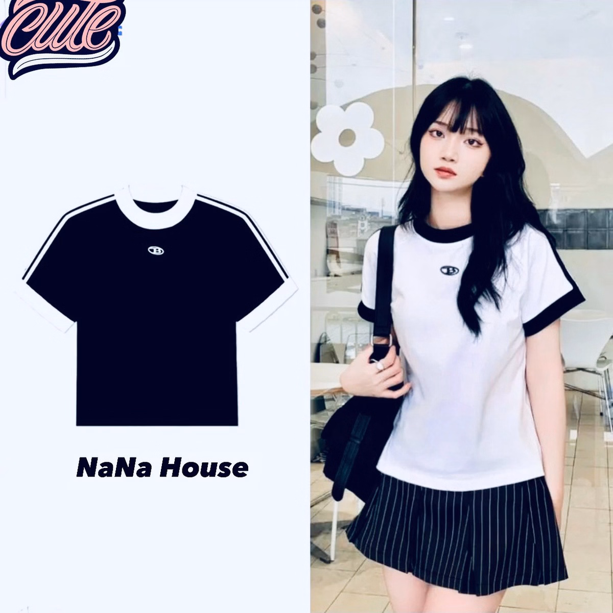 Áo Thun Body Nữ Baby Tee In Chữ B Ug454 - Nana House