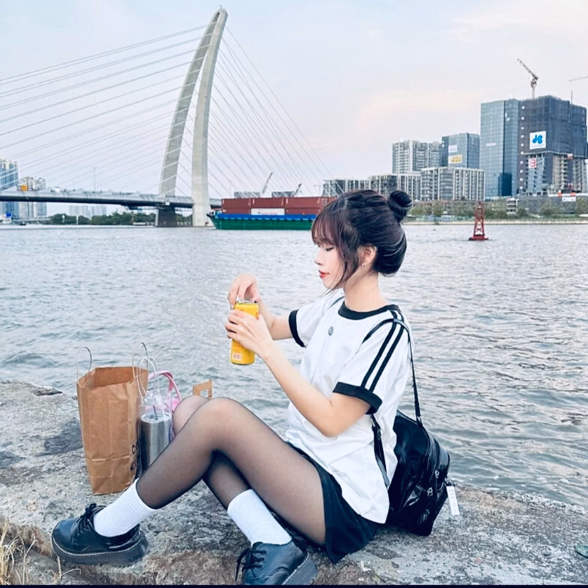 Áo Thun Body Nữ Baby Tee In Chữ B Ug454 - Nana House - Ảnh 4