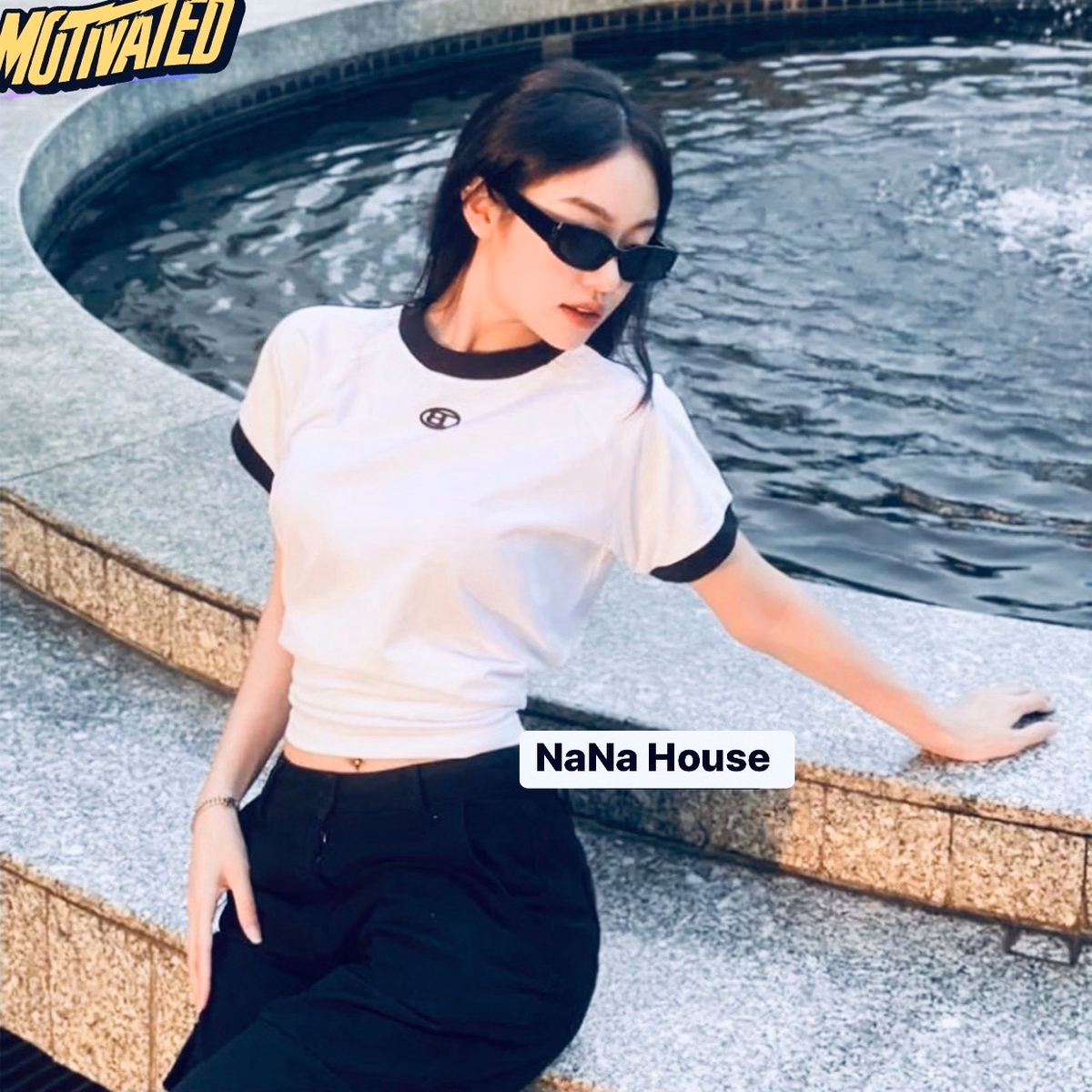 Áo Thun Body Nữ Baby Tee In Chữ B Ug454 - Nana House - Ảnh 2