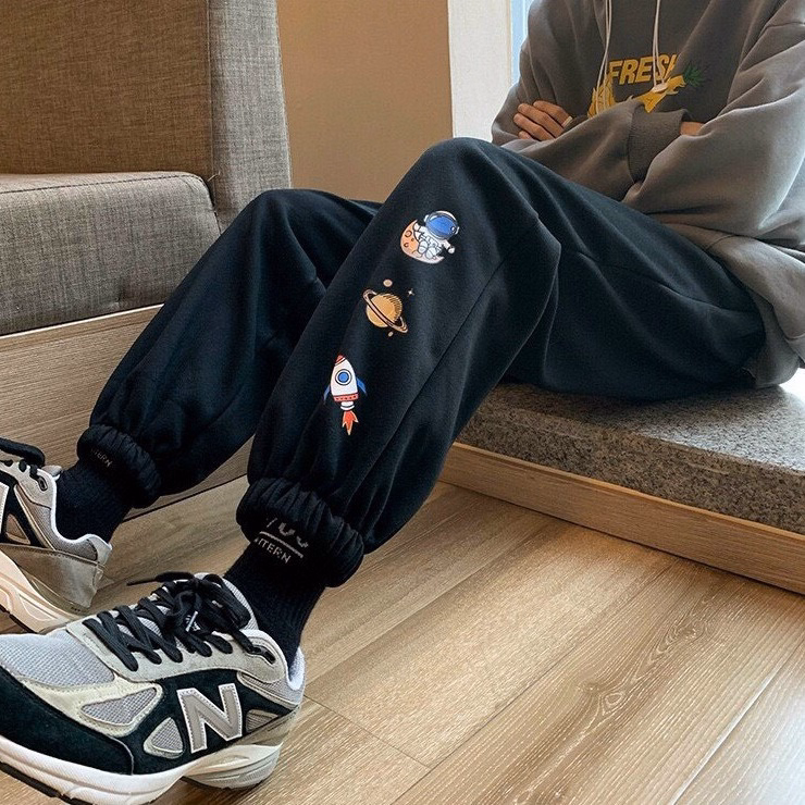 Quần Dài Nam Nữ Unisex Vải Nỉ 3 Icon Vũ Trụ - Ausa House - Ảnh 13