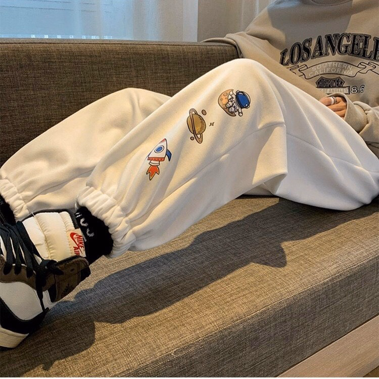 Quần Dài Nam Nữ Unisex Vải Nỉ 3 Icon Vũ Trụ - Ausa House - Ảnh 2