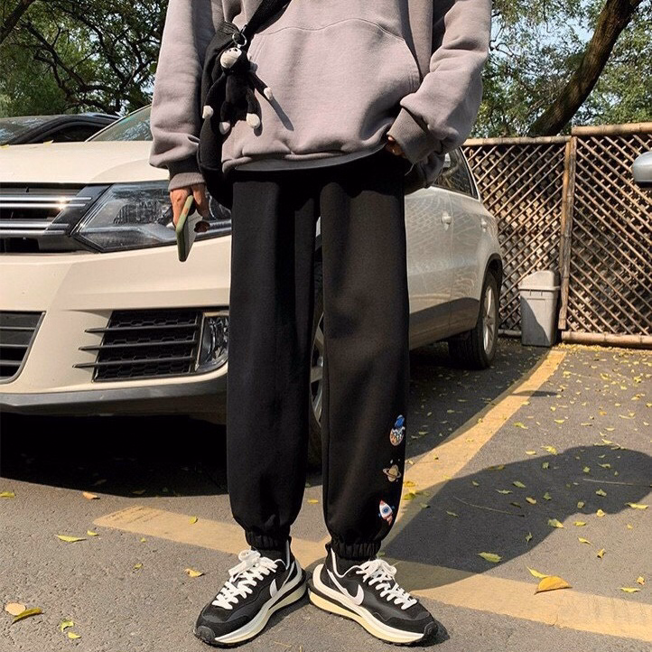 Quần Dài Nam Nữ Unisex Vải Nỉ 3 Icon Vũ Trụ - Ausa House - Ảnh 9