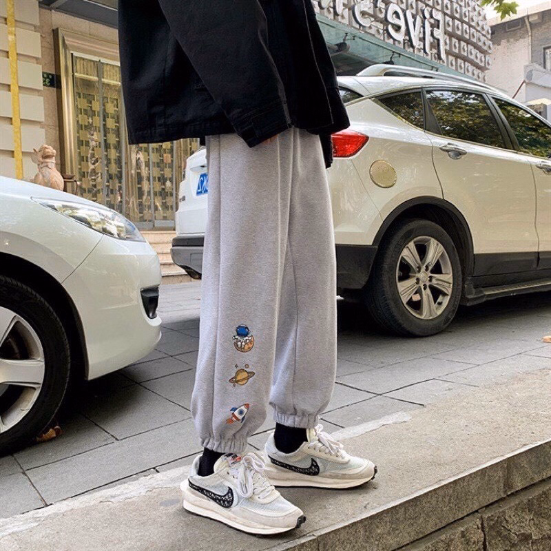 Quần Dài Nam Nữ Unisex Vải Nỉ 3 Icon Vũ Trụ - Ausa House - Ảnh 8