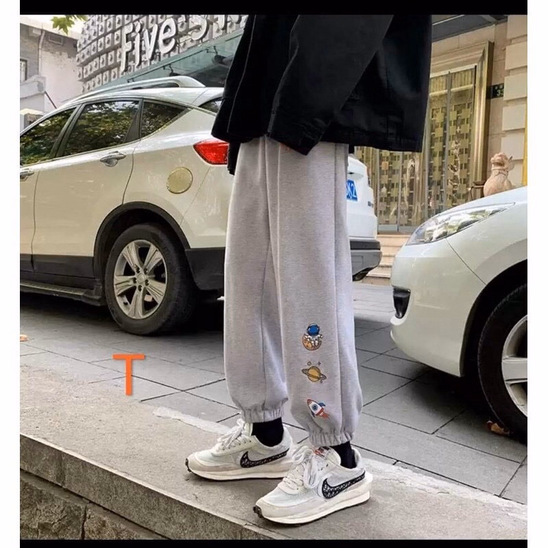 Quần Dài Nam Nữ Unisex Vải Nỉ 3 Icon Vũ Trụ - Ausa House - Ảnh 15