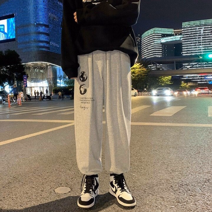 Quần Dài Nam Nữ Unisex Vải Nỉ 2 Icon Trái Đất - Ausa House - Ảnh 3