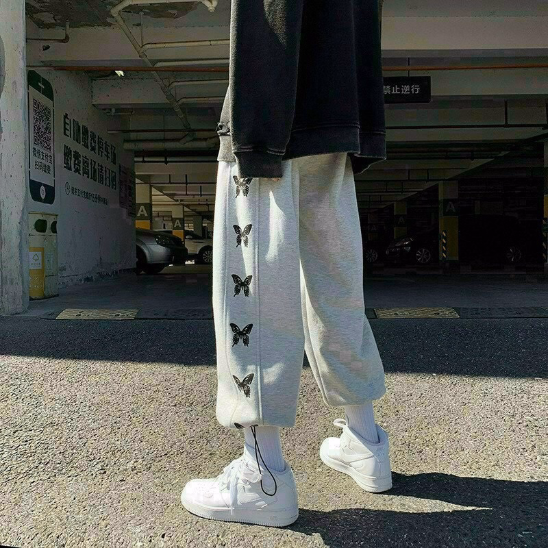 Quần Dài Nam Nữ Unisex Vải Nỉ 2 Line Cánh Bướm - Ausa House - Ảnh 19