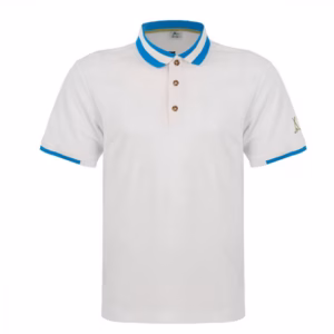 Áo Nam Cổ Bẻ 1 Sọc Mè Màu Trắng Cl1609779 - Colo Store