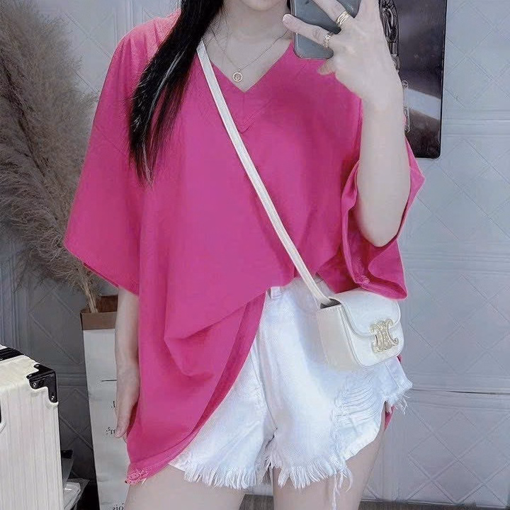 Áo Thun Cổ Tim Form Rộng Chất Cotton Khô 3158 Chuẩn Shop - Lê Phương Boutique - Ảnh 9