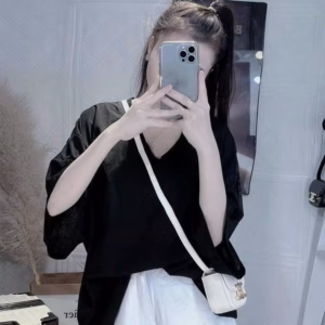 Áo Thun Cổ Tim Form Rộng Chất Cotton Khô 3158 Chuẩn Shop - Lê Phương Boutique