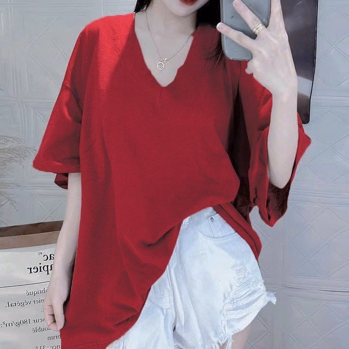 Áo Thun Cổ Tim Form Rộng Chất Cotton Khô 3158 Chuẩn Shop - Lê Phương Boutique - Ảnh 11