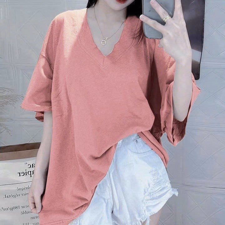 Áo Thun Cổ Tim Form Rộng Chất Cotton Khô 3158 Chuẩn Shop - Lê Phương Boutique - Ảnh 10