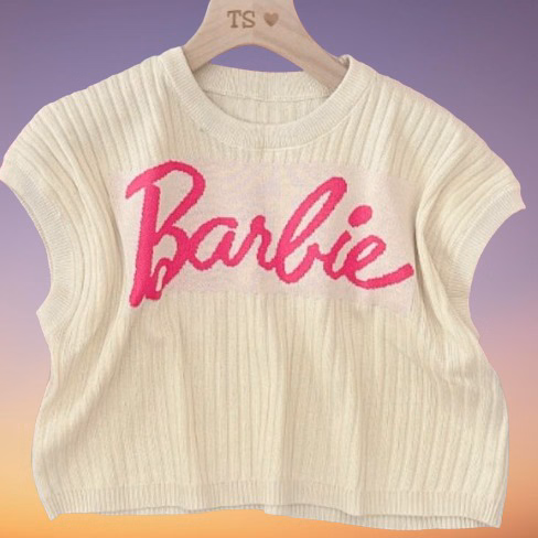 Áo Len Tay Hến In Chữ Barbie Nữ Tính Slcxa148 - Chipxinhxk - Ảnh 9