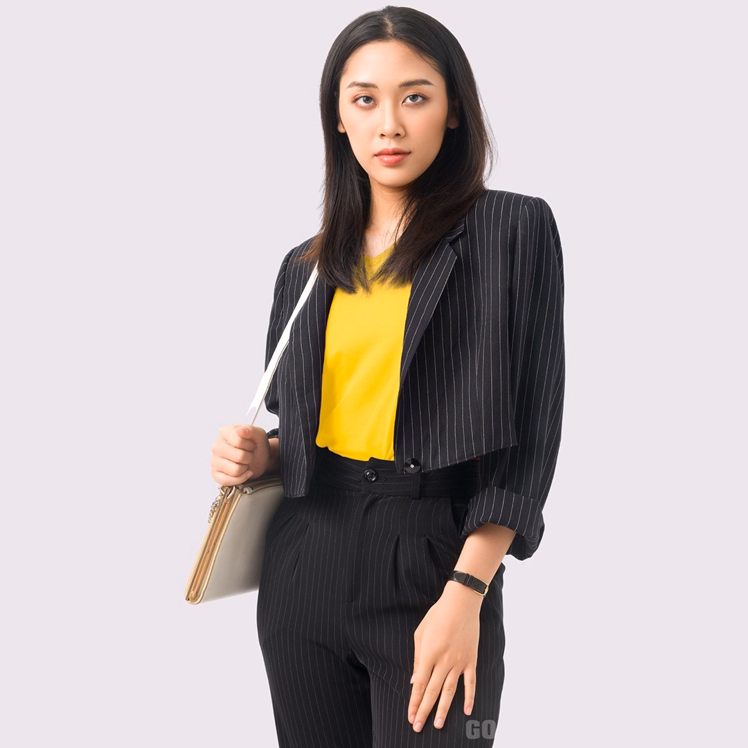 Áo Thun Nữ Cổ Tim Vàng 100% Cotton Cao Cấp - Gold Rhino - Ảnh 4