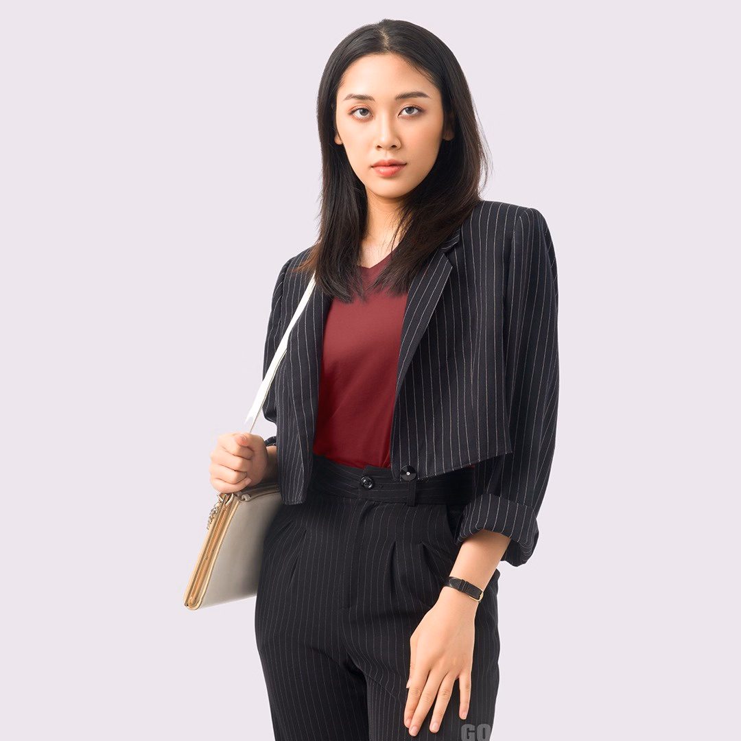 Áo Thun Nữ Cổ Tim Đô Jp 100% Cotton Cao Cấp - Gold Rhino - Ảnh 3