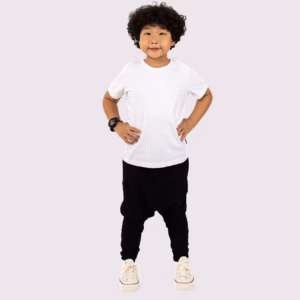 Áo Thun Trắng Cho Bé Với 100% Cotton Cao Cấp Kháng Khuẩn Và Thoáng Mát - Gold Rhino