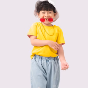Áo Thun Vàng Cho Bé Với 100% Cotton Cao Cấp Kháng Khuẩn Và Thoáng Mát - Gold Rhino