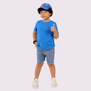 Áo Thun Xanh Yamaha Cho Bé Với 100% Cotton Cao Cấp Kháng Khuẩn Và Thoáng Mát - Gold Rhino