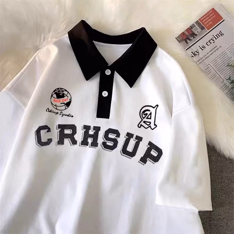 Set Bộ Quần Cotton Khô Chữ N + Áo Polo Cotton Su Crhsup - Ảnh 2