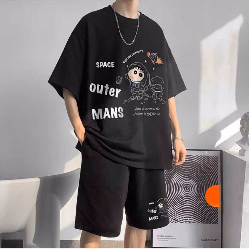 Đồ Bộ Thể Thao Nam Nữ Unisex Shin Outer Space - Ảnh 2