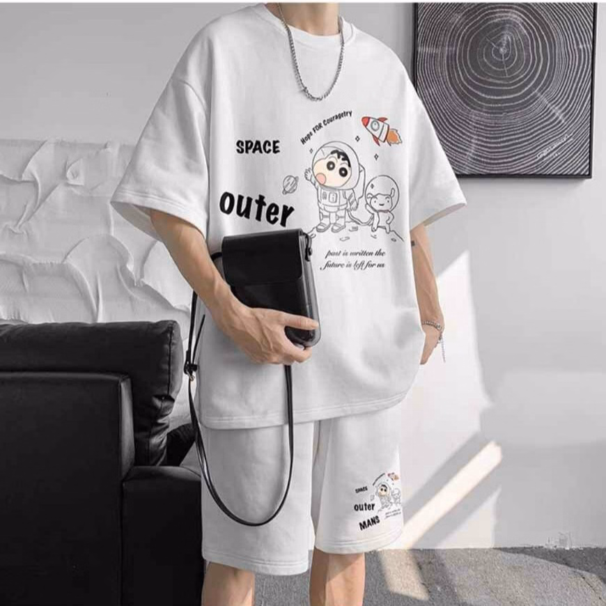 Đồ Bộ Thể Thao Nam Nữ Unisex Shin Outer Space - Ảnh 5