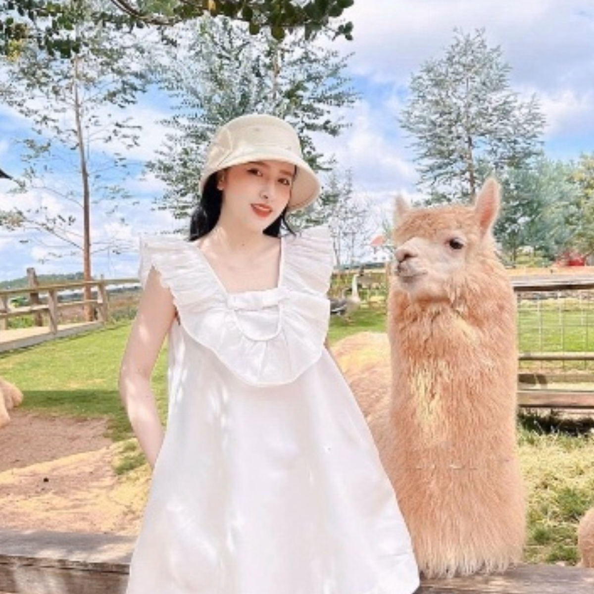 Đầm Tapda Phối Dáng Dài Cute V299 - Cloudy Dress - Ảnh 3