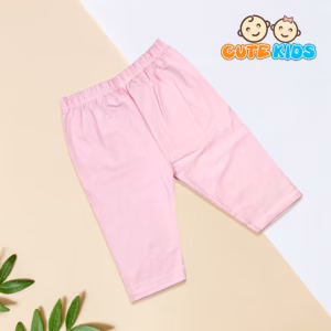 Quần Legging Lửng Trơn Bé Gái Cotton Xuất Đẹp Mềm Mát Co Giãn Cho Bé 8 - 16Kg