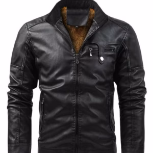 Áo Khoác Da Nam Lót Lông Mẫu Mới Sang Trọng Ad34 - Phl
