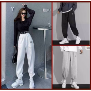 Quần Dài Jogger Nỉ Mỏng Nhẹ Nam Nữ Unisex Mặt Cười - Ausa House
