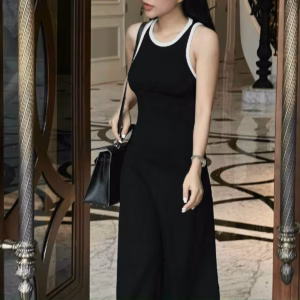 Đầm Thời Trang Nữ Hở Lưng Cổ Viền Trắng Dd057 - Nana House