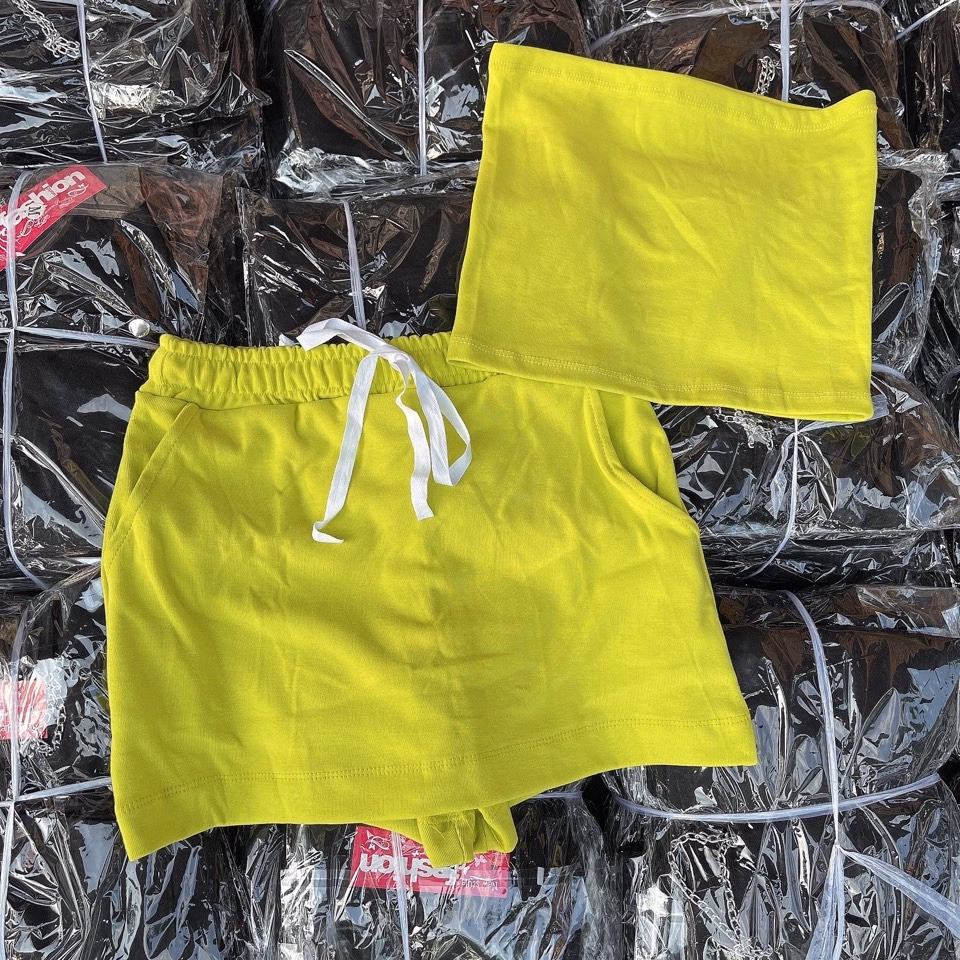 Set Áo Ống Váy Rút Có Quần Trong Thun Borip - Lê Phương Boutique - Ảnh 7