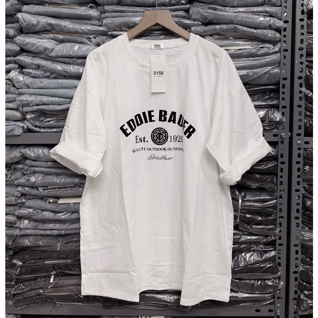 Áo Phông Unisex Form Rộng Tay Lỡ Nam Nữ Edier Bauer - Ảnh 3