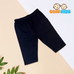 Quần Legging Lửng Trơn Bé Gái Cotton Xuất Đẹp Mềm Mát Co Giãn Cho Bé 17 - 28Kg