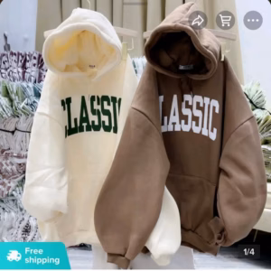 Áo Khoác Nỉ Hoodie Form Rộng Mũ 2 Lớp Chất Nỉ Cotton Classic