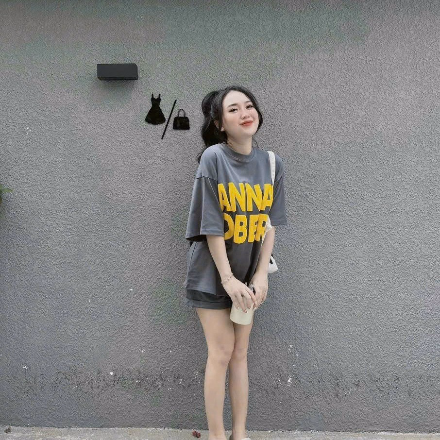 Set Bộ Đồ Nữ Thun Cotton In Chữ Bt46 - Nana House - Ảnh 3