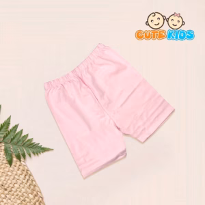 Quần Legging Đùi Trơn Bé Gái Cotton Xuất Đẹp Mềm Mát Co Giãn Cho Bé 10 - 23Kg