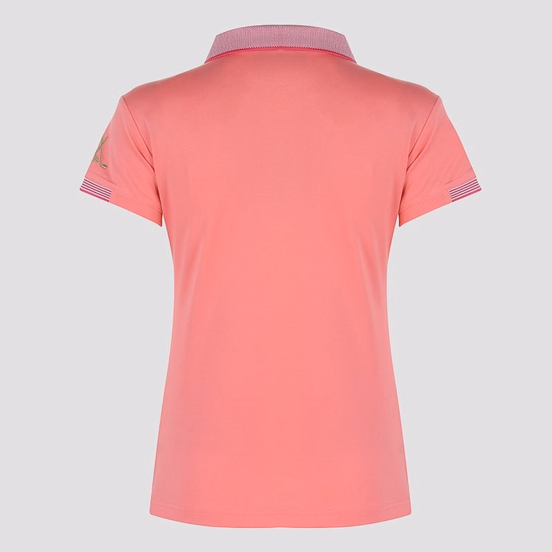 Áo Thun Thể Thao Nữ Cổ Dệt Sọc Hồng Sen Cl2525256 - Colo Store - Ảnh 2