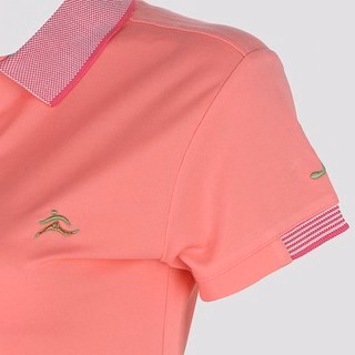 Áo Thun Thể Thao Nữ Cổ Dệt Sọc Hồng Sen Cl2525256 - Colo Store - Ảnh 4