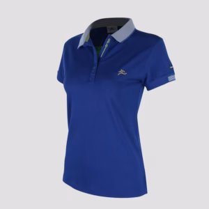 Áo Thun Thể Thao Nữ Cổ Dệt Sọc Xanh Bích Cl2525256 - Colo Store