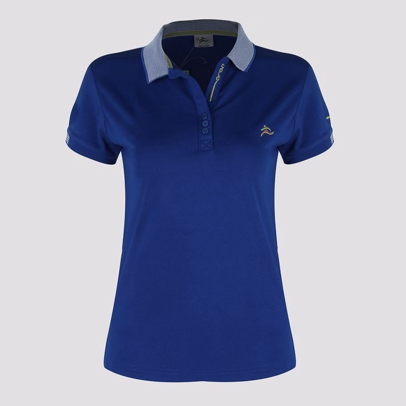 Áo Thun Thể Thao Nữ Cổ Dệt Sọc Xanh Bích Cl2525256 - Colo Store - Ảnh 2