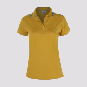 Áo Thun Thể Thao Nữ Cổ Vải Vàng Mù Tạt Cl1606778 - Colo Store